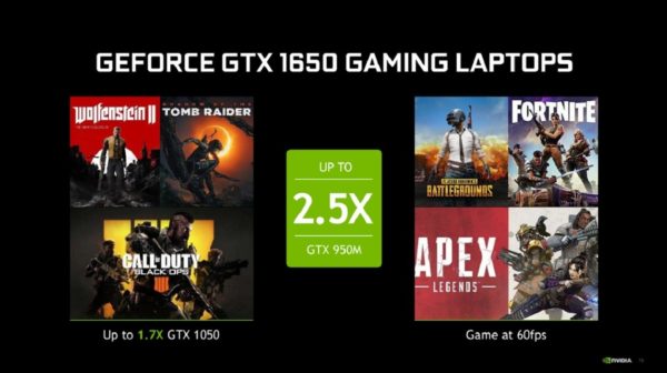 Official GeForce GTX 1650 and GTX 1660 Ti for Laptops