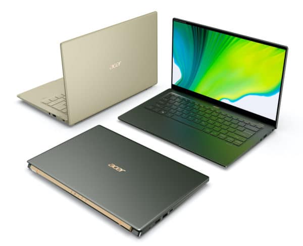 Acer Swift 3 and Acer Swift 5 2020, new lightweight ultrabooks, Tiger Lake Gen11
